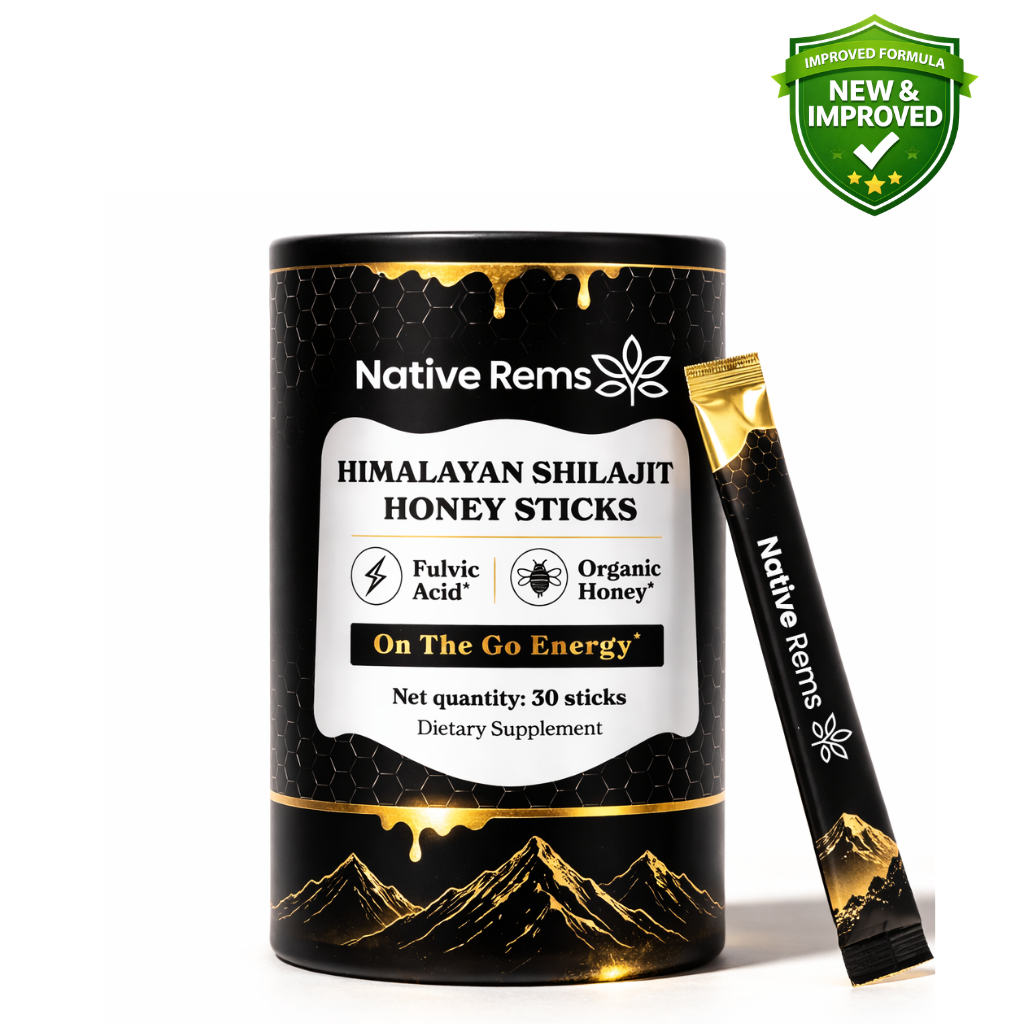 Native Rems Shilajit Honey Sticks