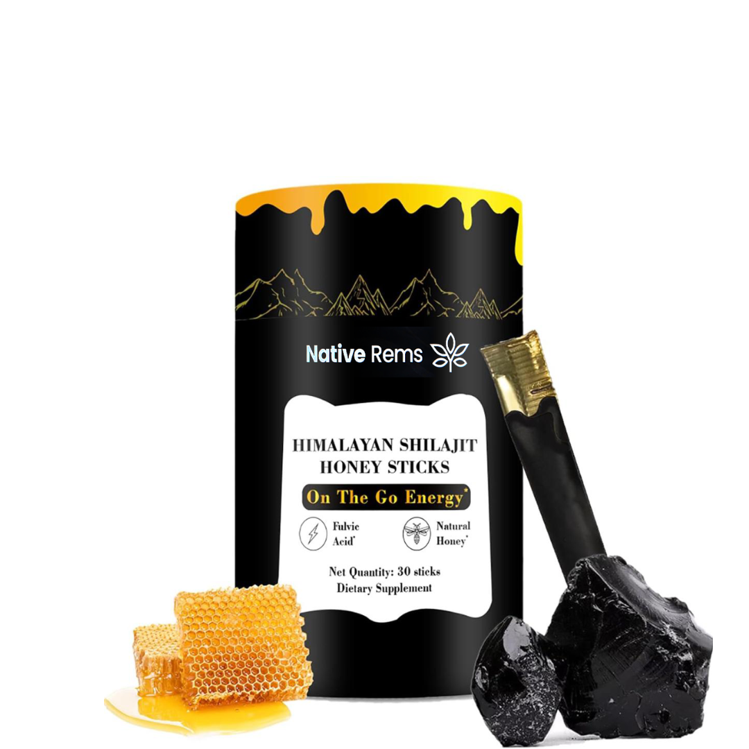 Native Rems Shilajit Honey Sticks